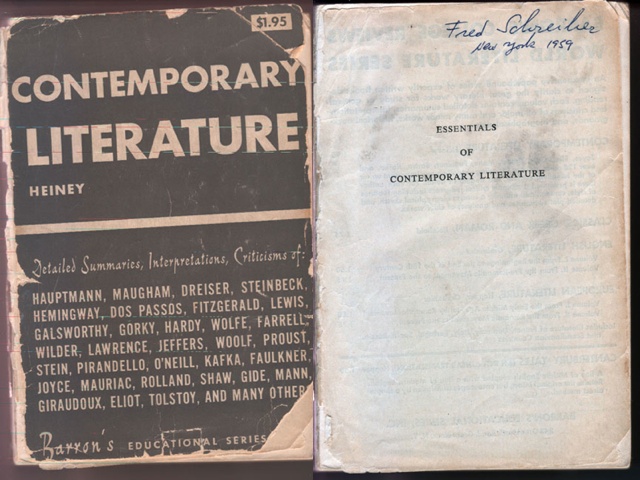 Contemporary Literature cover and frontispiece