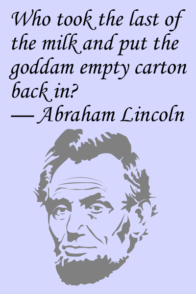 lincoln speaks