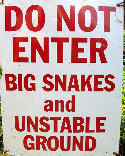 Big Snakes and Unstable Ground