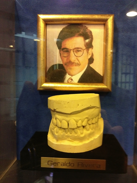 The teeth of Geraldo.
